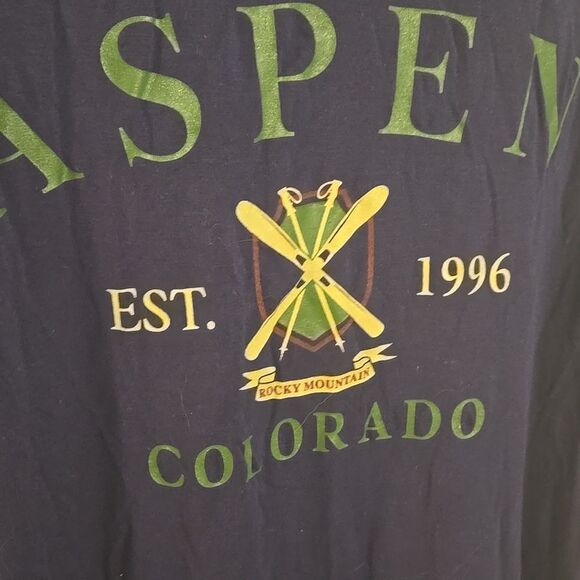 Womens gilli aspen Colorado 1996 tshirt - Picture 2 of 5